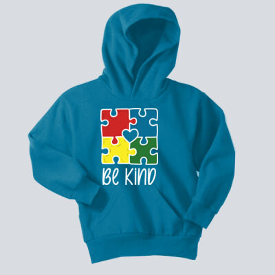 Youth Hoodie - Autism Awareness - Be Kind Puzzle Thumbnail