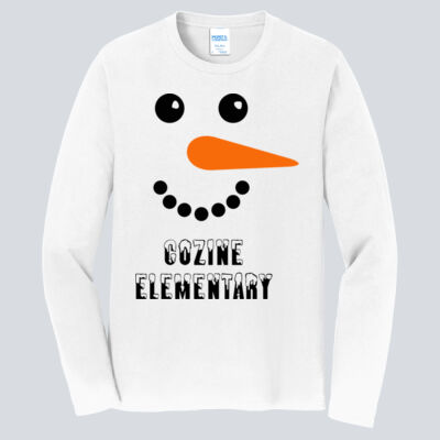 Adult Long Sleeve Shirt - Winter Holidays - Snowman Thumbnail