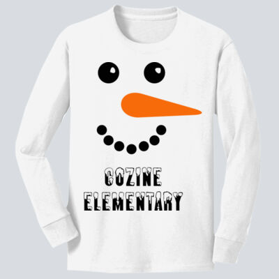 Youth Long Sleeve Shirt - Winter Holidays - Snowman Thumbnail