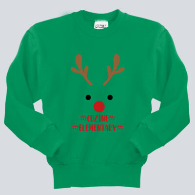 Youth Crewneck - Winter Holidays - Reindeer Thumbnail