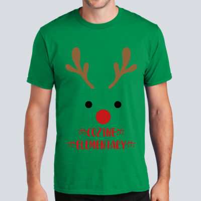 Adult T-Shirt - Winter Holidays - Reindeer Thumbnail