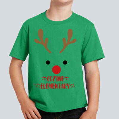 Youth T-Shirt - Winter Holidays - Reindeer Thumbnail