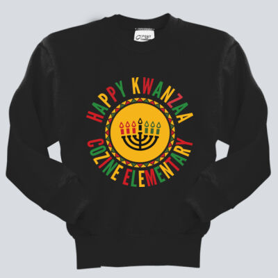Youth Crewneck - Winter Holidays - Happy Kwanzaa Thumbnail