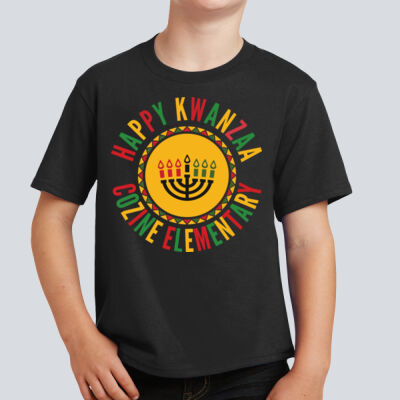 Youth T-Shirt - Winter Holidays - Happy Kwanzaa Thumbnail