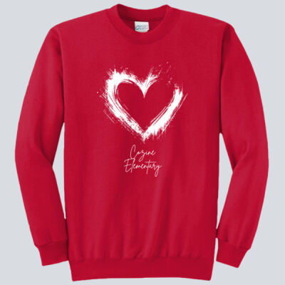 Adult Crewneck - Spring - Valentine's Heart Thumbnail