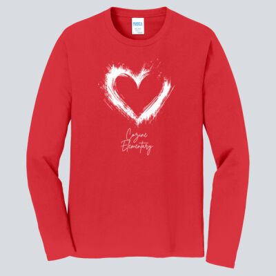 Adult Long Sleeve Shirt - Spring - Valentine's Heart Thumbnail