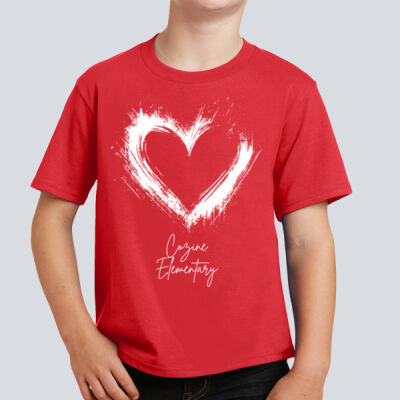  Youth T-Shirt - Spring - Valentine's Heart Thumbnail