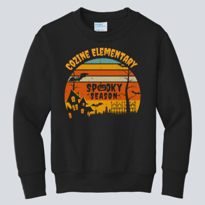 Youth Crewneck - Fall Holidays - Haunted House Thumbnail