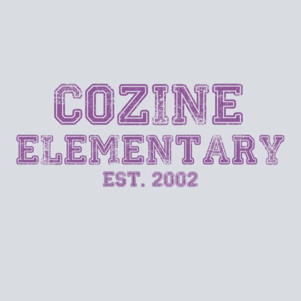 Cozine Elementary Distressed  - Purple  Thumbnail